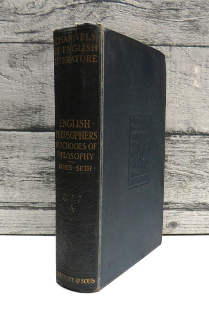English Philosophers and Schools of Philosophy By James Seth 1912 book front cover