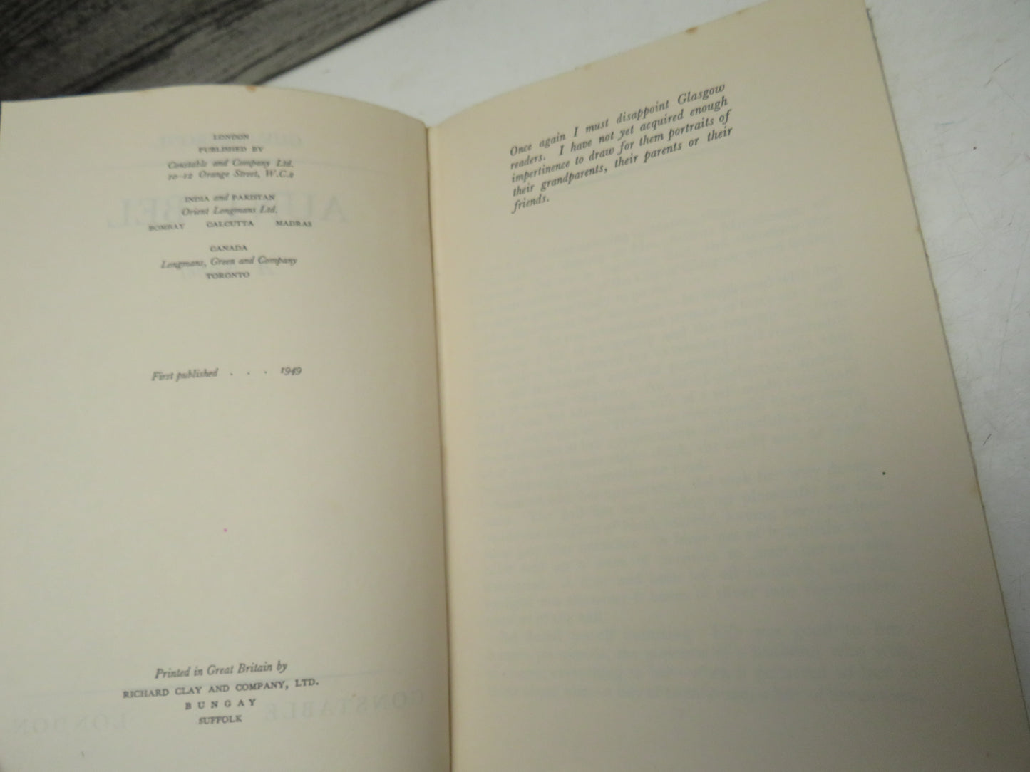 Aunt Bel A Novel By Guy McCrone 1949 1st Edition