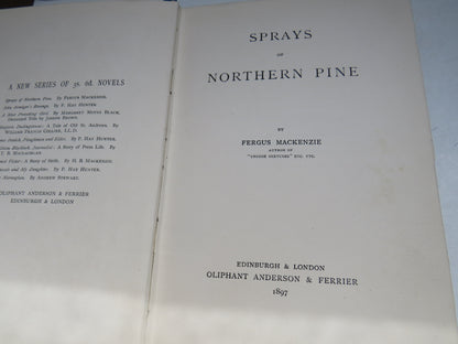 Sprays of Northern Pine By Fergus Mackenzie 1897 book image 5