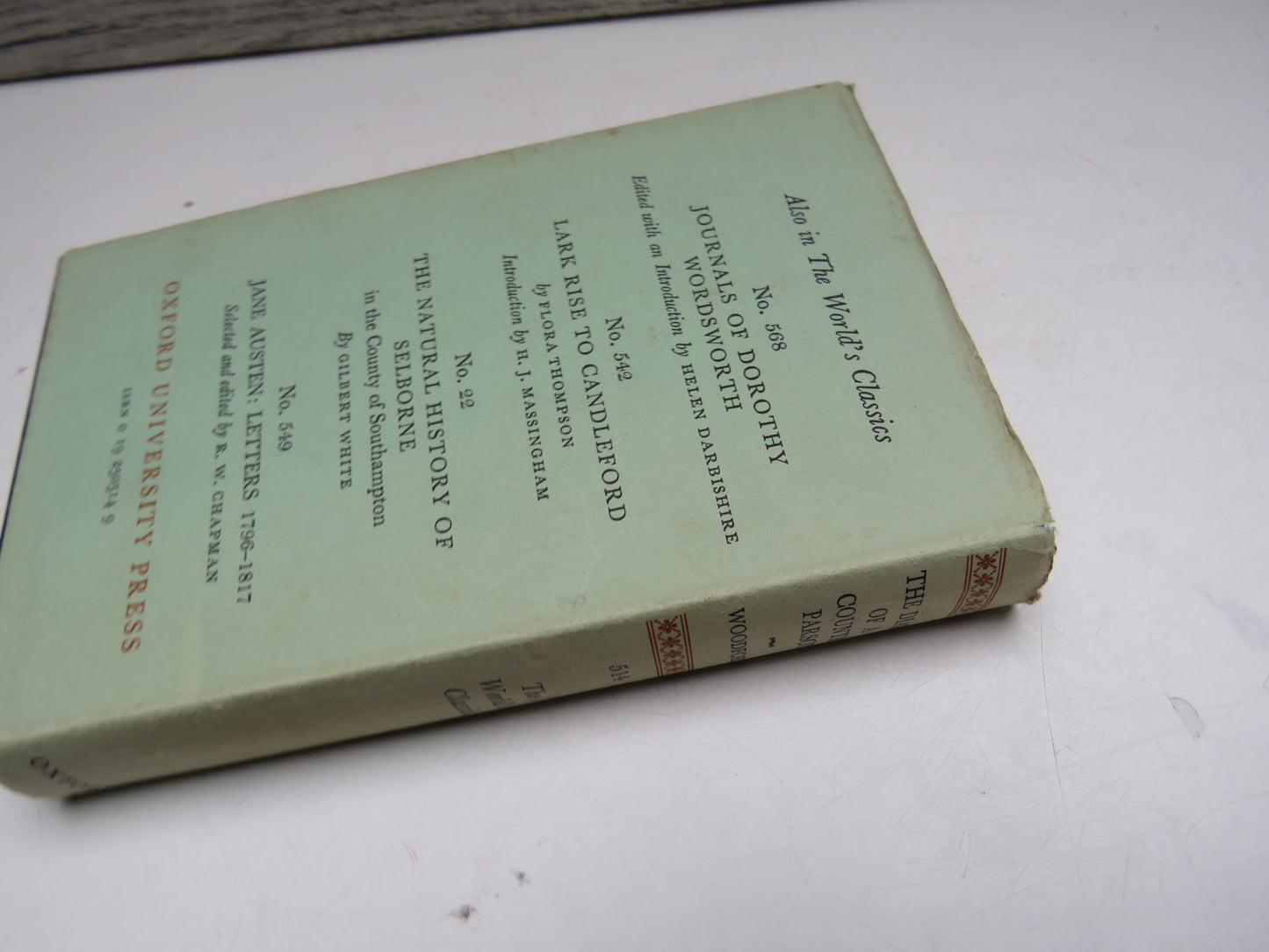 The Diary of a Country Parson 1758-1802 By James Woodforde 1940