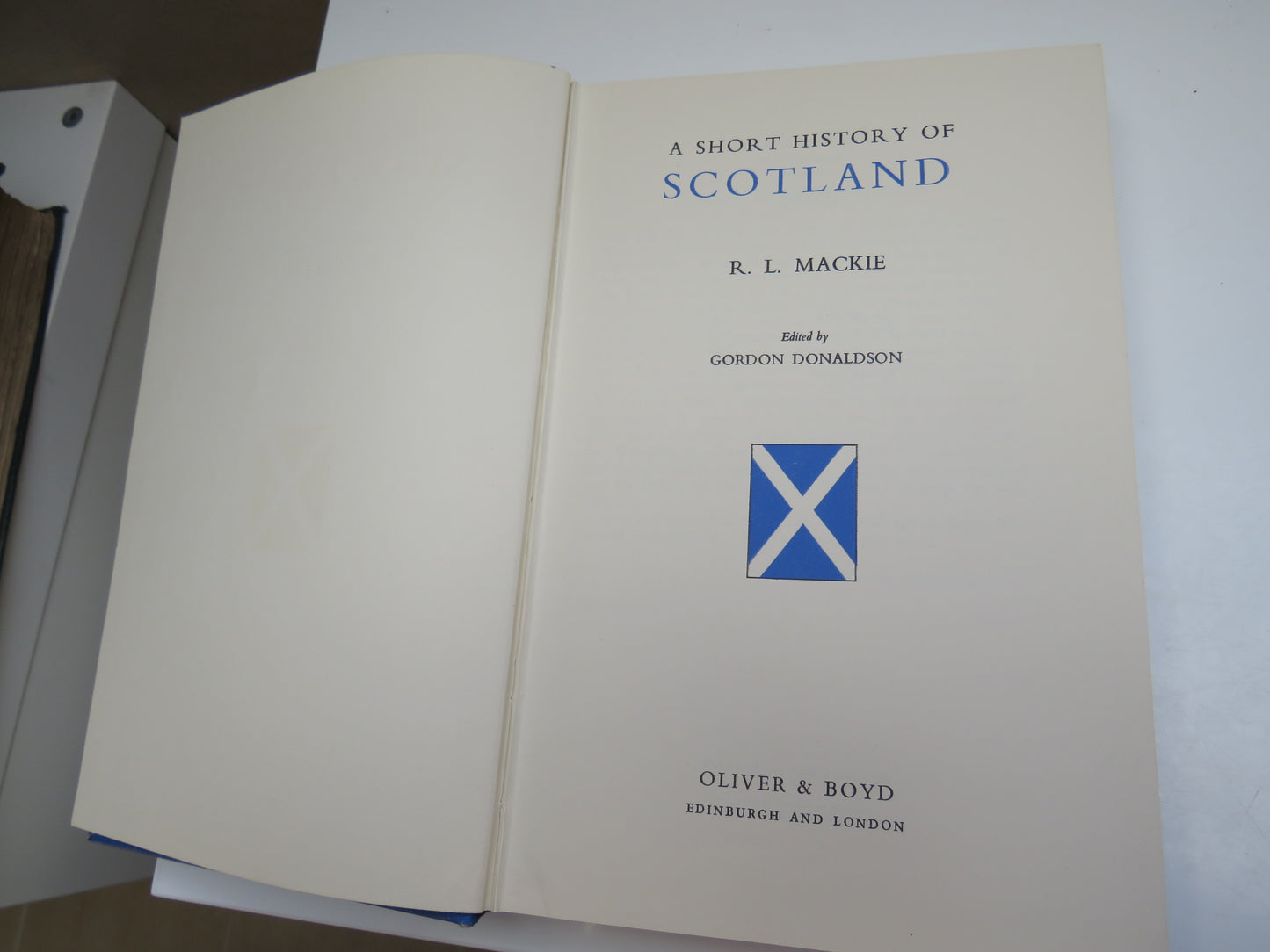 Mackie's Short History of Scotland Revised by Gordon Donaldson, 1962