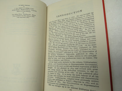 Utilitarianism Liberty Representative Government By John Stuart Mill 1960 book image 4