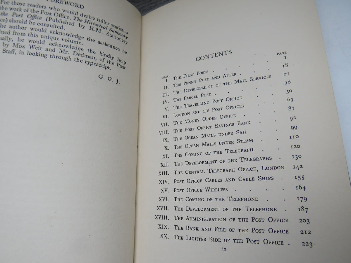 From Post Boy To Air Mail The Story of the British Post Office By G. Gibbard Jackson