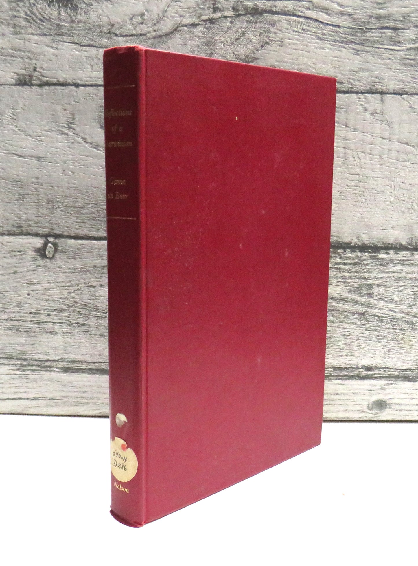 Reflections of a Darwinian Essays and Addresses By Sir Gavin De Beer 1962