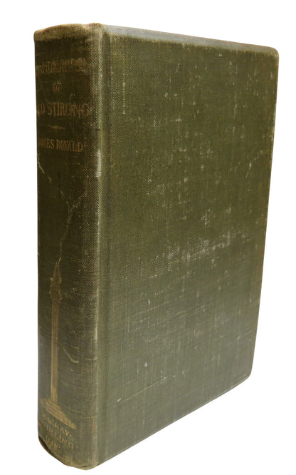Landmarks of Old Stirling By James Ronald 1899 book front cover