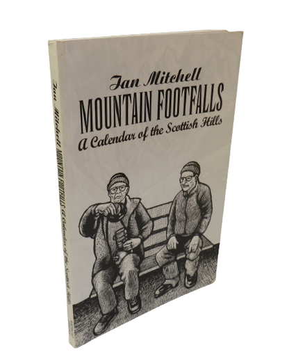 Mountain Footfalls, A Calendar of the Scottish Hills by Ian Mitchell, 1996 book front cover