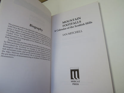 Mountain Footfalls, A Calendar of the Scottish Hills by Ian Mitchell, 1996 book image 3