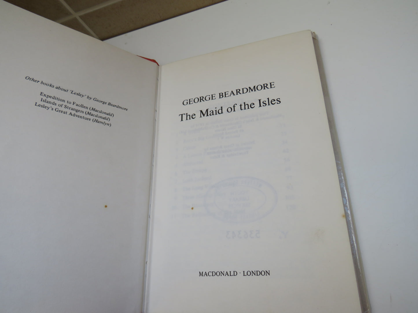 The Maid of the Isles by George Beardmore, 1974