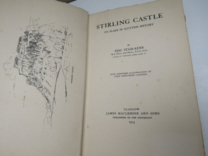 Stirling Castle Its Place In Scottish History By Eric Stair-Kerr 1913 book image 3
