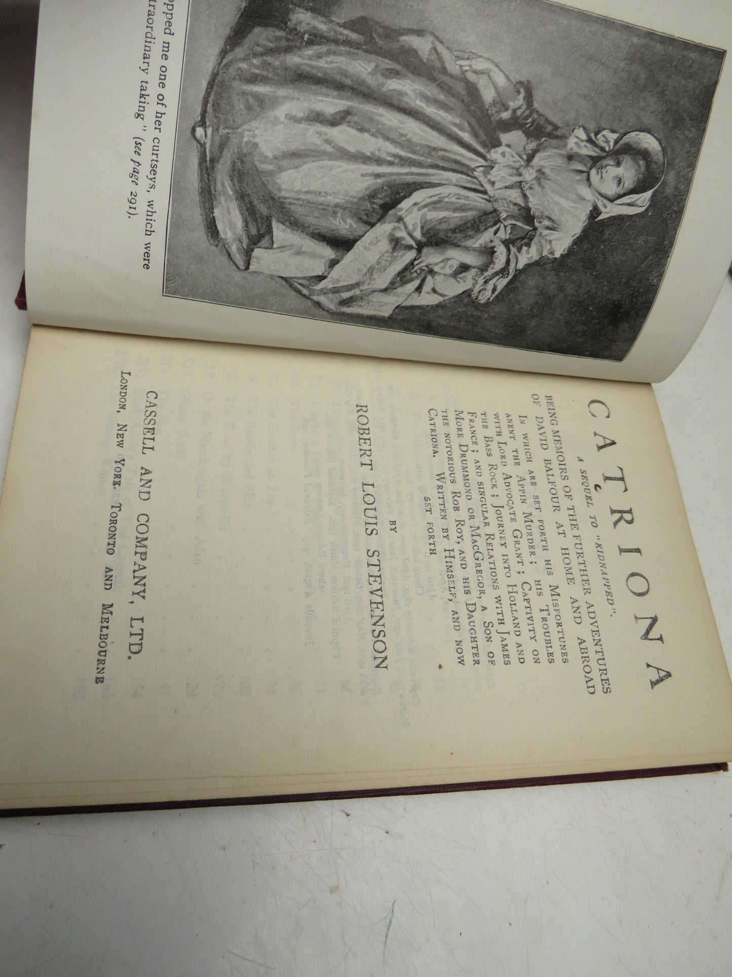 Catriona A Sequel To "Kidnapped" By Robert Louis Stevenson 1918