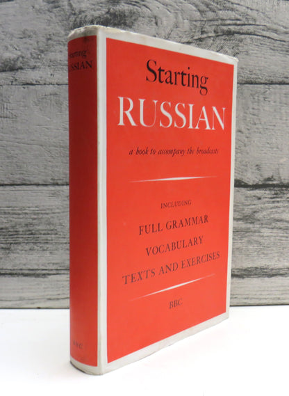 Starting Russian Parts One and Two By Dennis Ward 1962 book front cover