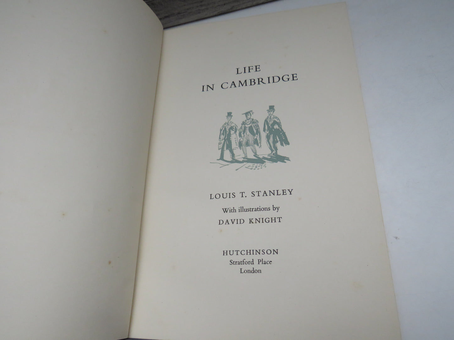 Life In Cambridge By Louis T. Stanley 1953