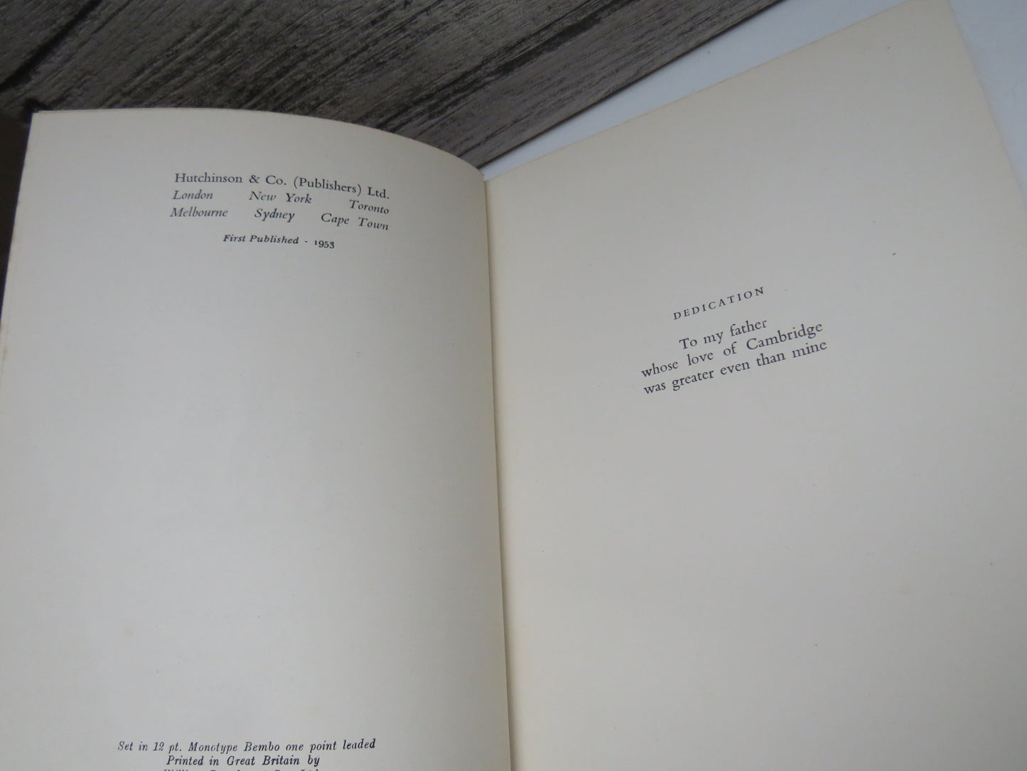 Life In Cambridge By Louis T. Stanley 1953
