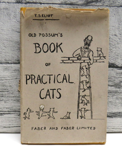 Old Possum's Book of Practical Cats By T.S. Eliot 1943 book front cover