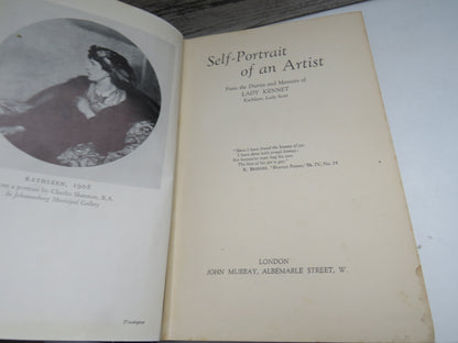 Self-Portrait of an Artist From The Diaries and Memoirs of Lady Kennet Kathleen, Lady Scott 1949