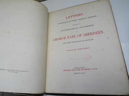 Letters, Illustrative of Public Affairs in Scotland addressed by Contemporary Statesmen to George, E book image 6