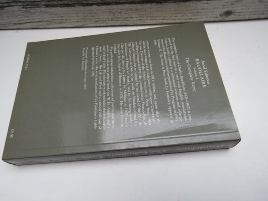 The Complete Verse Baudelaire Volume I Edited Introduced and Translated By Francis Scarfe 1988