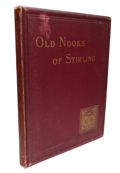 Old Nooks of Stirling Delineated and Described By J. S. Fleming 1898 book front cover