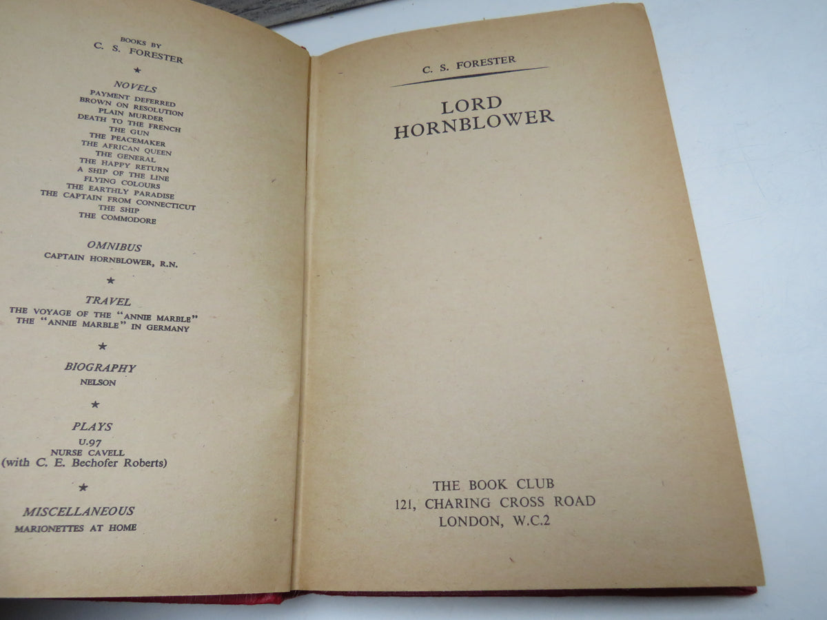 Lord Hornblower By C.S. Forester 1948