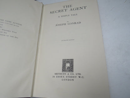 The Secret Agent a Simple Tale By Joseph Conrad 1926 book image 3