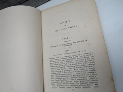 The Story of New Zealand Past and Present - Savage and Civilized by Arthur S. Thomson Vol II 1850 book image 4