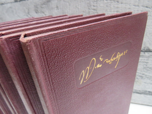 The Works of William Shakespeare In Six Volumes 1934 - Vintage Set of Books