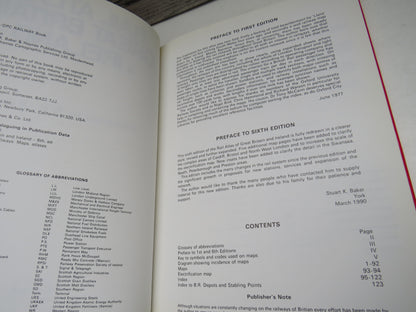 Rail Atlas Of Great Britain & Ireland Compiled By S.K. Baker 1990 book image 4