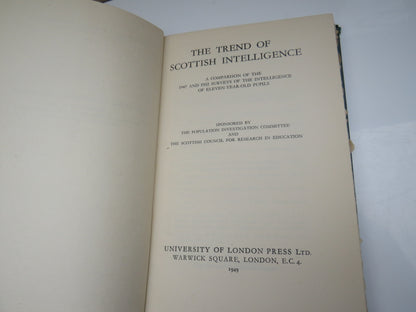 The Trend of Scottish Intelligence A Comparison of the 1947 and 1932 Surveys of the Intelligence of  book image 6