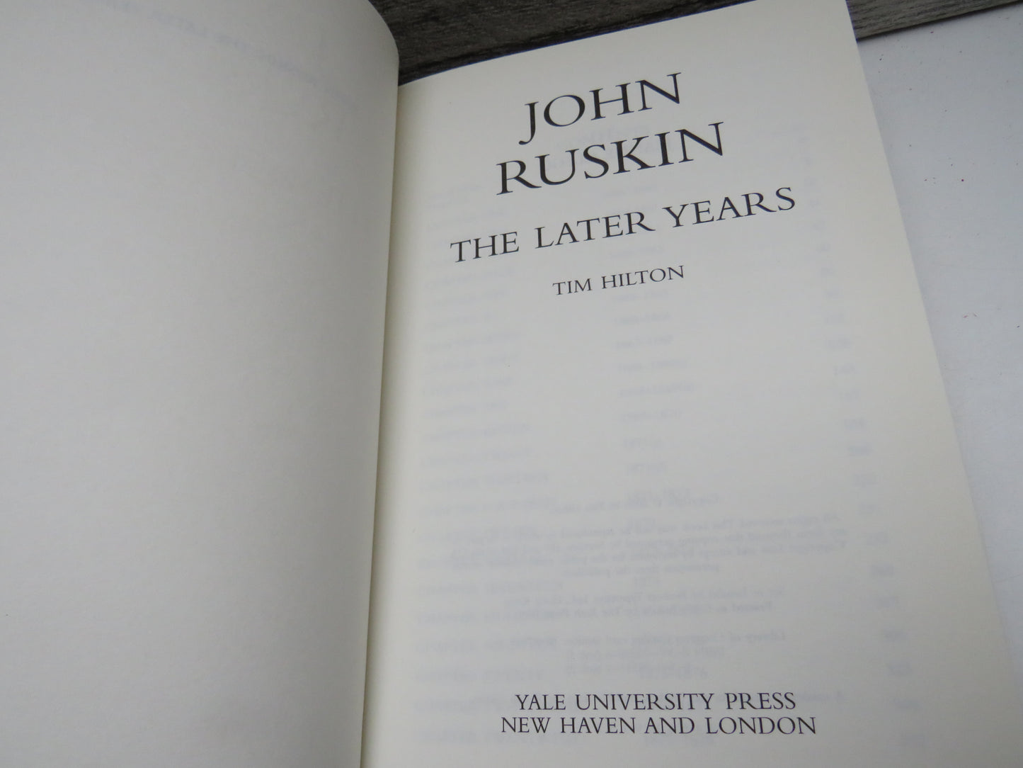 John Ruskin The Later Years By Tim Hilton 2000