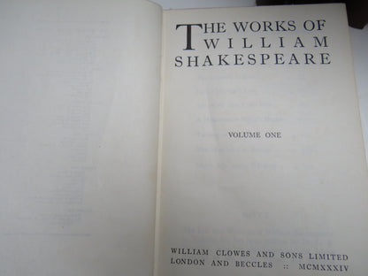 The Works of William Shakespeare In Six Volumes 1934 - Vintage Set of Books book image 7