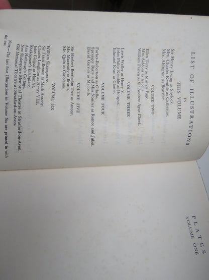 The Works of William Shakespeare In Six Volumes 1934 - Vintage Set of Books book image 8