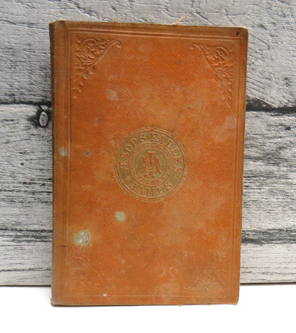 Aesop's Fables: A New Version Chiefly From Original Sources By Thomas James 1858 book front cover