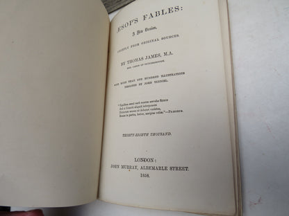 Aesop's Fables: A New Version Chiefly From Original Sources By Thomas James 1858 book image 4