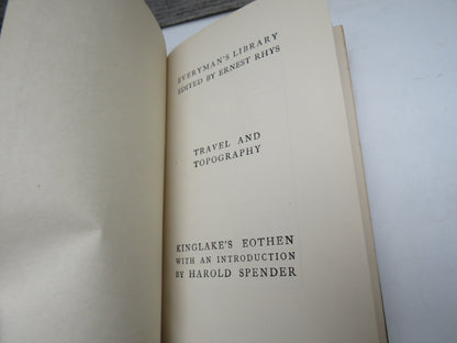 Eothen By Alexander William Kinglake 1914 book image 3