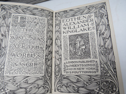 Eothen By Alexander William Kinglake 1914 book image 4