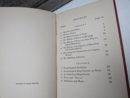 The Problem of Noise By F.C. Bartlett 1934 book image 5