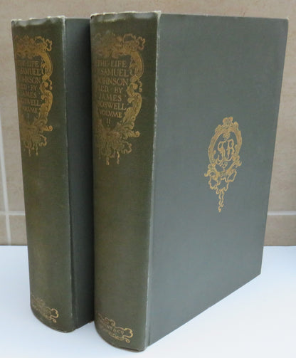 The Life of Samuel Johnson LL.D. By James Boswell 1901 Vol 1 & 2 book image 2