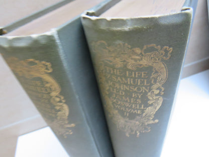 The Life of Samuel Johnson LL.D. By James Boswell 1901 Vol 1 & 2 book image 3
