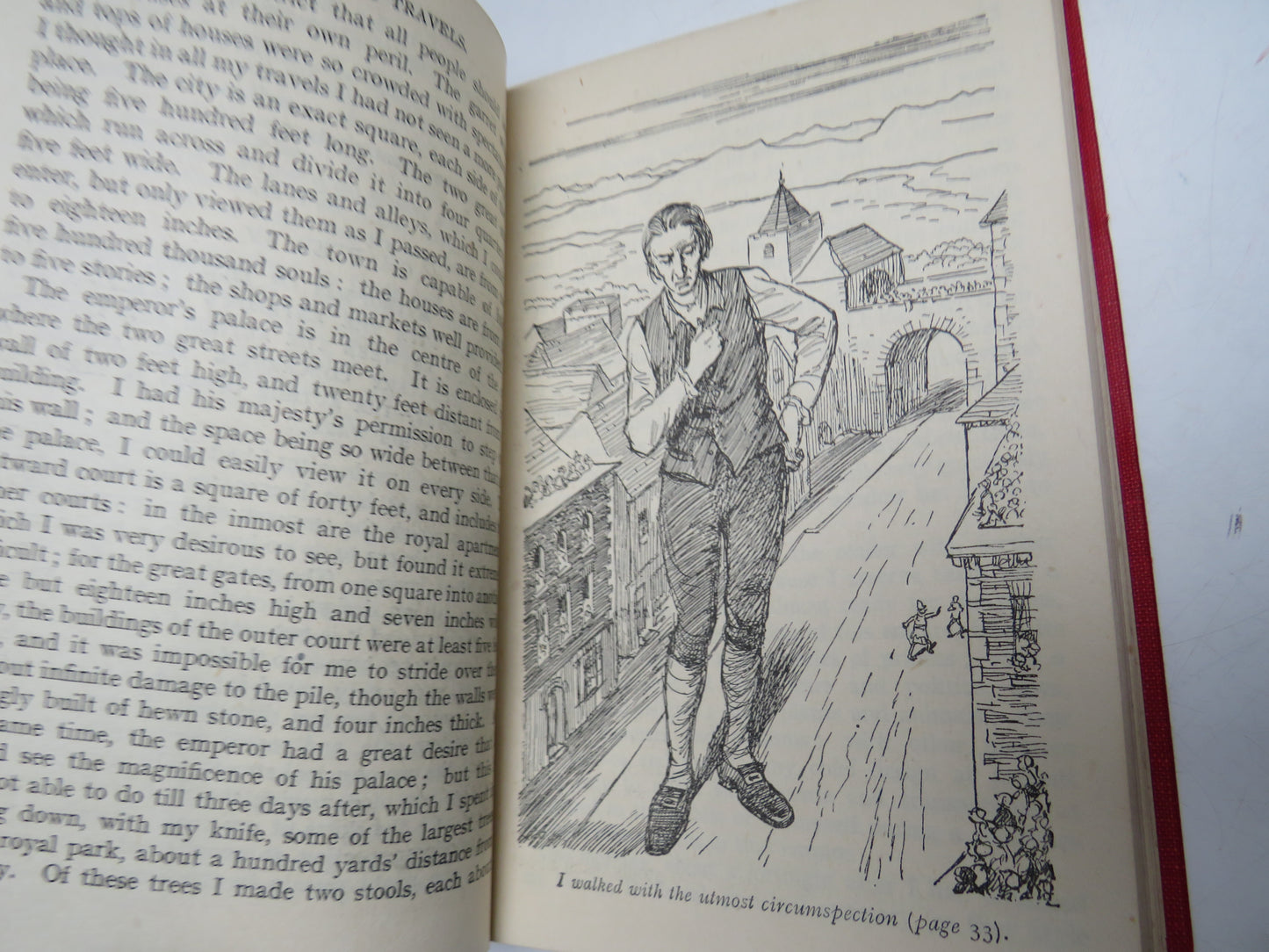 Gulliver's Travels By Jonathan Swift - Vintage Book