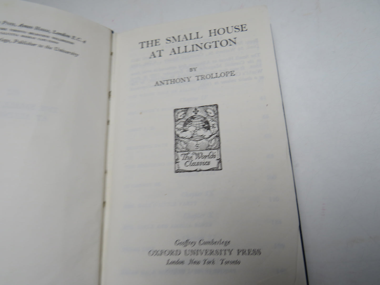 The Small House At Allington By Anthony Trollope 1950