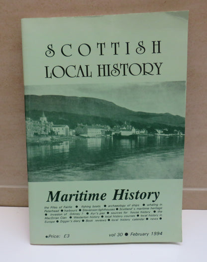 Scottish Local History, Maritime History Magazine, Vol 30, February 1994 book image 2