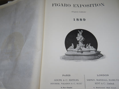 Figaro Exposition 1889, English Edition, Simpkin, Marshall, Hamilton, Kent & Co book image 4