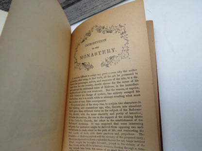 The Monastery By Sir Walter Scott Vintage Book book image 5