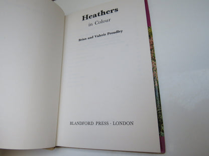 Heathers in Colour by Brian and Valerie Proudley, 1974 book image 3