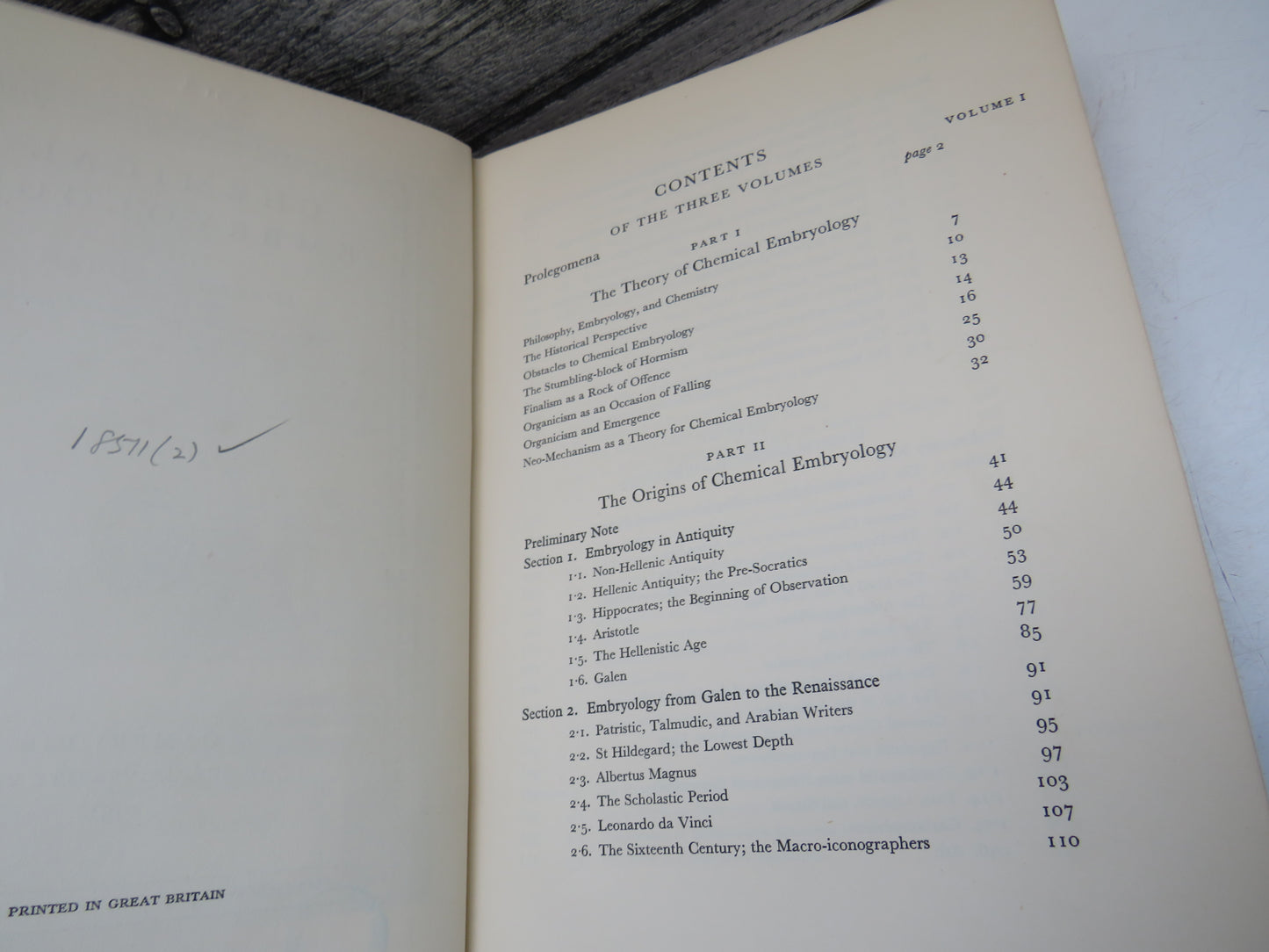 Chemical Embryology by Joseph Needham, 1931, Volume II