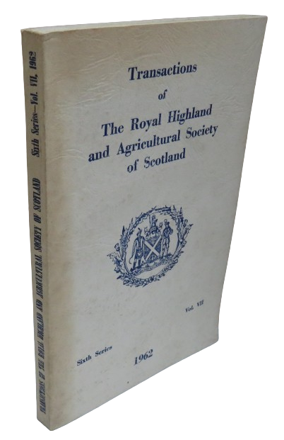 Transactions of The Royal Highland and Agricultural Society of Scotland 1962 book front cover