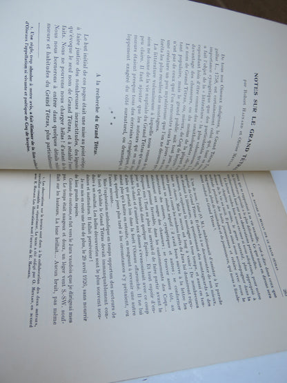 Notes Sur Le Grand Tetras Par Robert Hainard Et Oliver Meylan 1935 book image 3