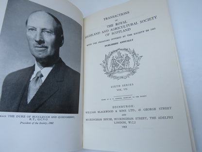Transactions of The Royal Highland and Agricultural Society of Scotland 1962 book image 5