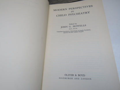 Modern Perspectives in Child Psychiatry, edited by John G. Howells, 1965 book image 4