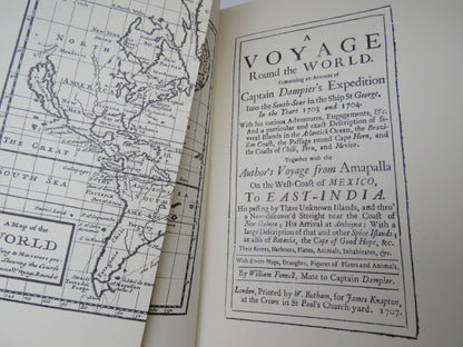A Voyage Round the World Containing an Account of Captain Dampier's Expedition into the South-Seas i book image 3